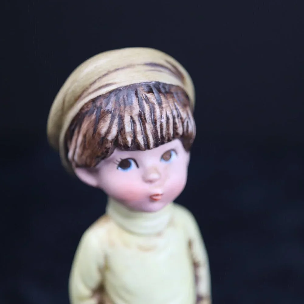 Vintage Gorham Moppets 1974 Boy Dog Music box figurine - Picture 5 of 7
